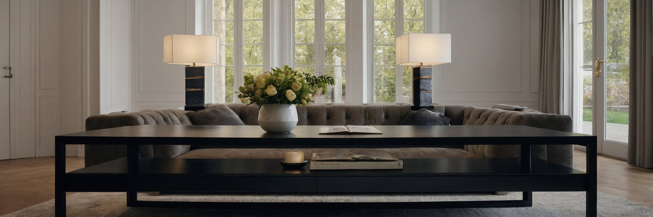 Tidsløst og smart sort sidebord til hjemmet - UNOLIVING