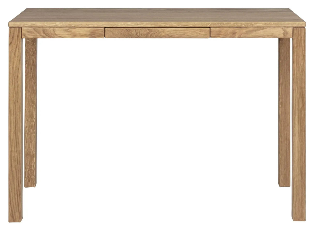 542 Skrivebord m. skuffe, 110x46, Olieret eg - UNOLIVING.COM