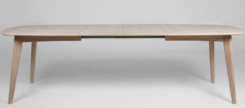 Aliva Spisebord, Hvidpigment ege finér, 190x102 - UNOLIVING.COM