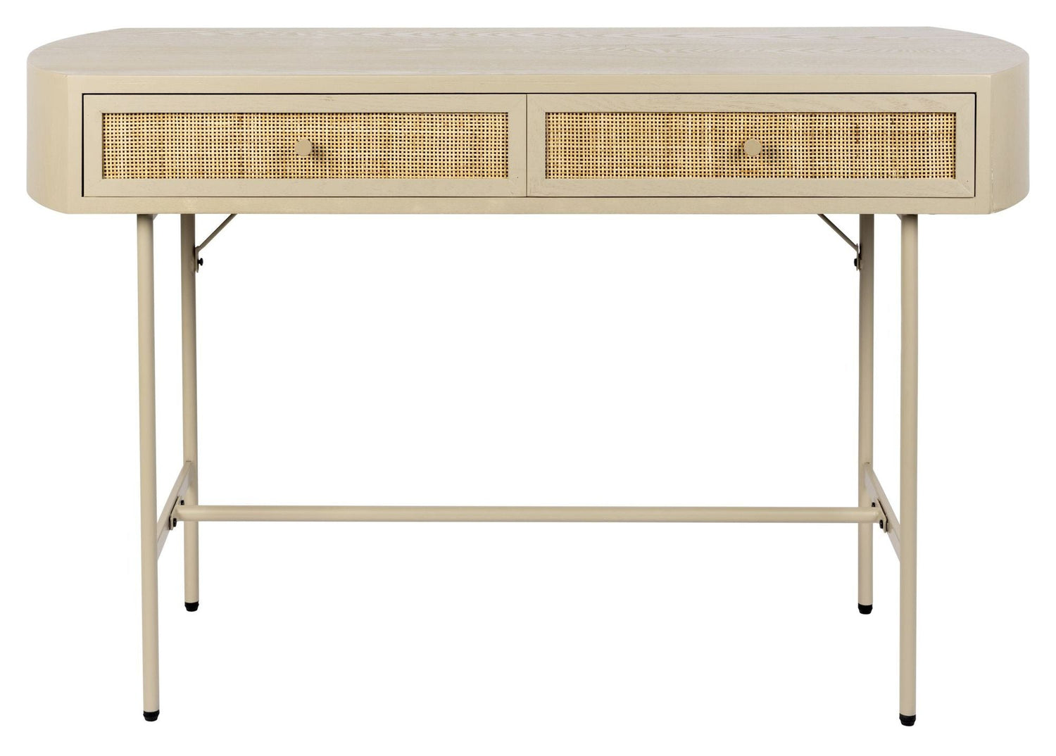 Amaya Konsolbord m. skuffer, MDF, Flet, Beige - UNOLIVING.COM