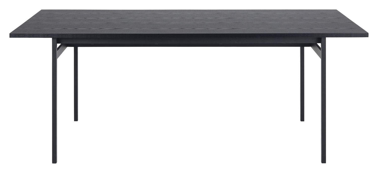 Angus Spisebord, 200x90, Sort melamin - UNOLIVING.COM