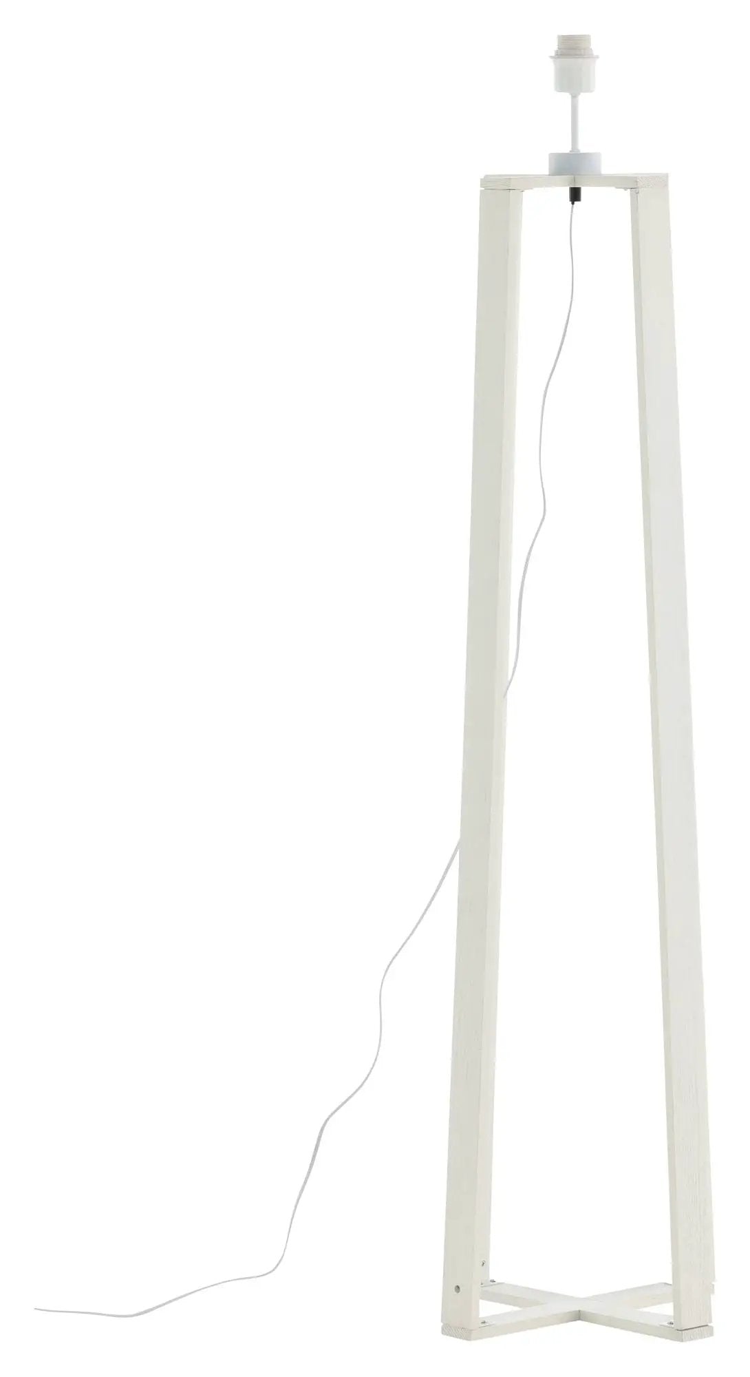 Avspark Gulvlampe, Sort/Hvid glas - UNOLIVING.COM