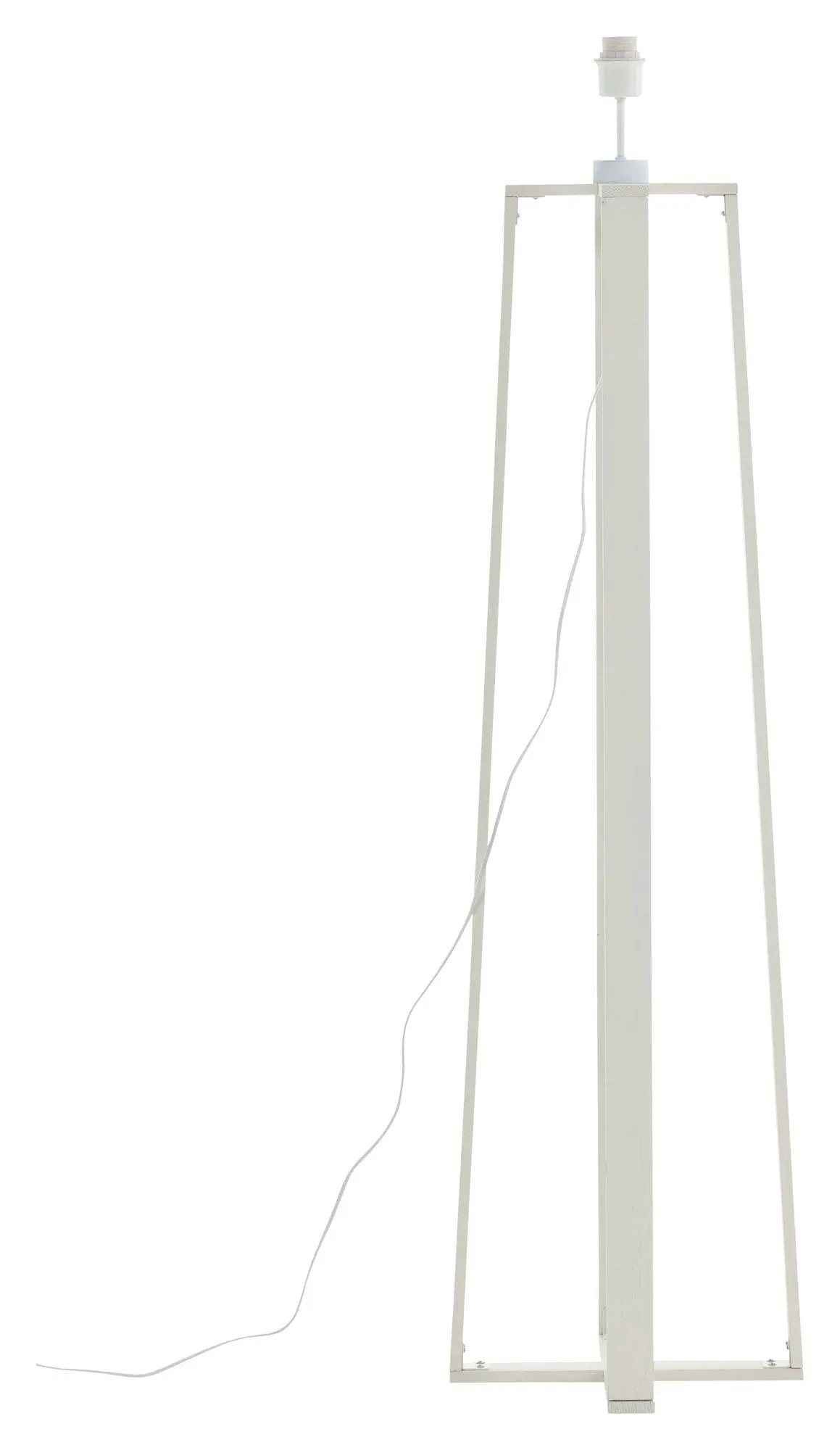 Avspark Gulvlampe, Sort/Hvid glas - UNOLIVING.COM