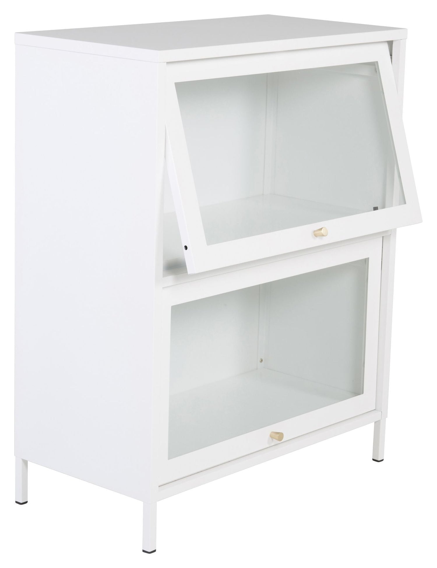 Bakal, Bogskab, Hvid metal, H:100 - UNOLIVING.COM