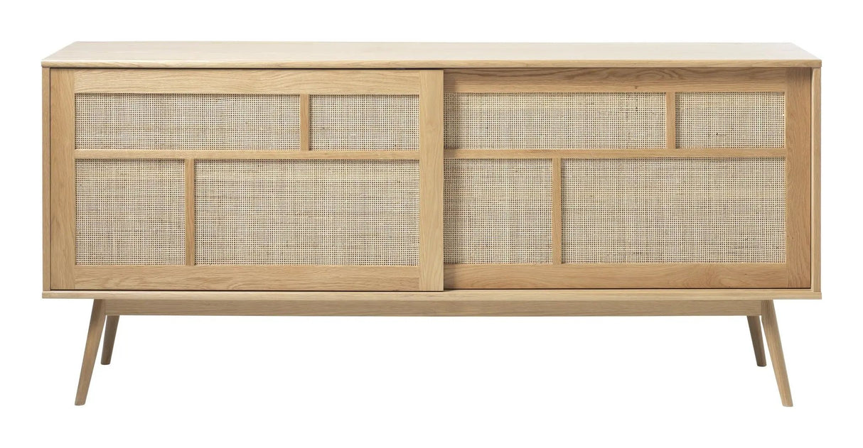 Barrali Skænk, Natur eg, Rattan, B:180