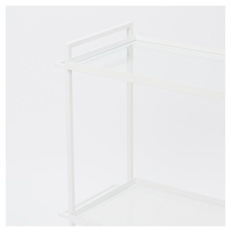 Bauhaus Rullebord, Hvidlakeret stål - UNOLIVING.COM