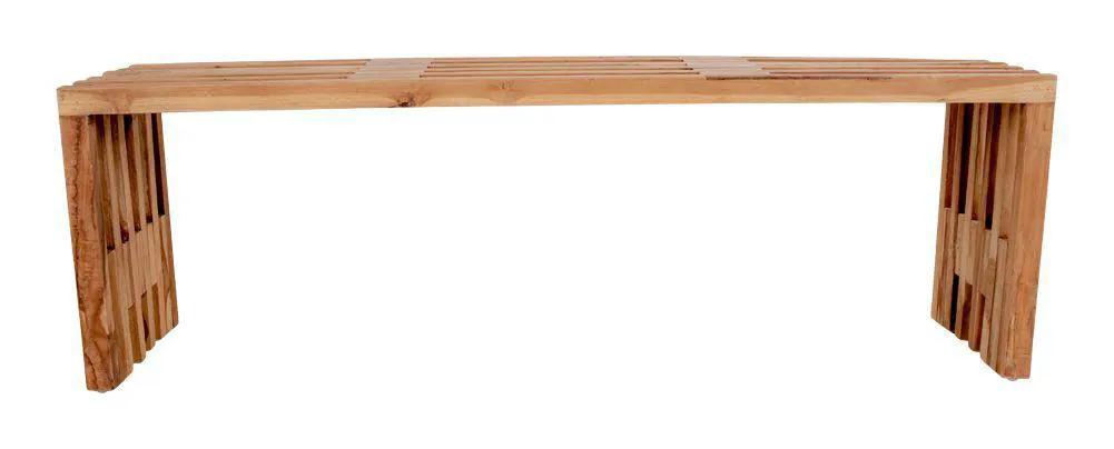 Benidorm Bænk i teaktræ 140x35