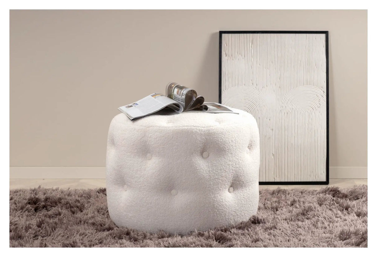 Benjamin Puf, Offwhite Teddy - UNOLIVING.COM