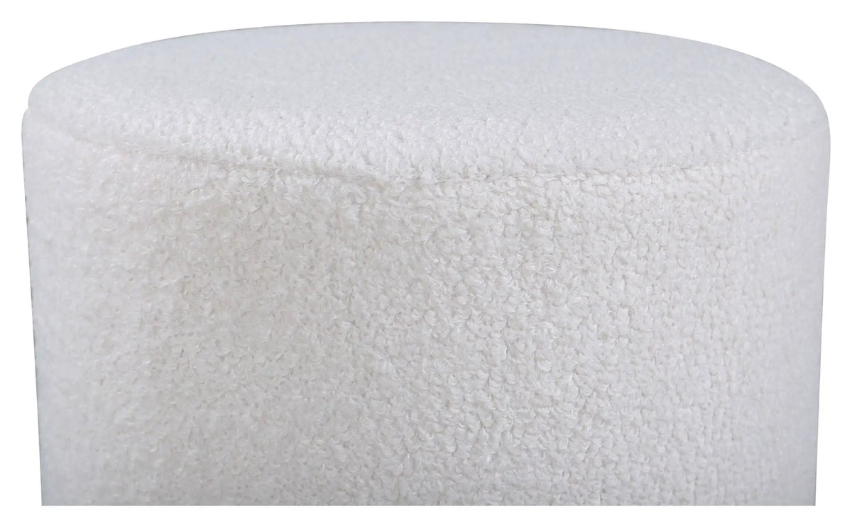 Benji Puf, Sort, Offwhite Teddy