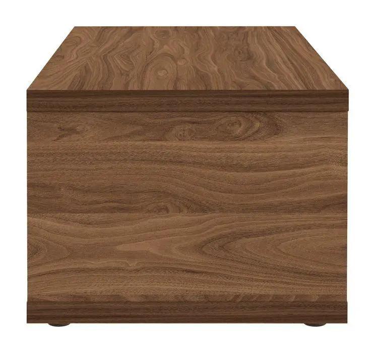 Berlin Sofabord, Valnøddefinér/Sort, 105x55x44 - UNOLIVING.COM