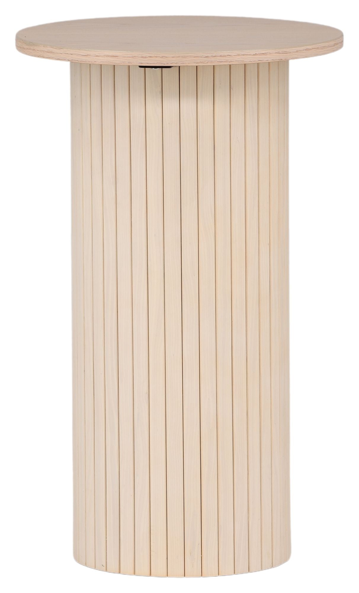 Bianca Sidebord Ø40 - Hvidvasket - UNOLIVING.COM