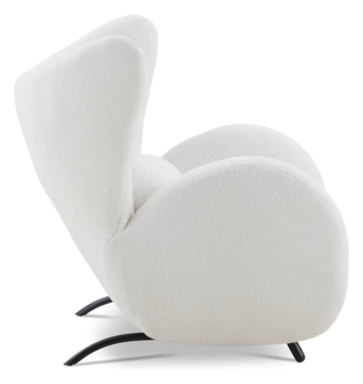 Big buffalo Lænestol, lammeskindslook, Offwhite - UNOLIVING.COM