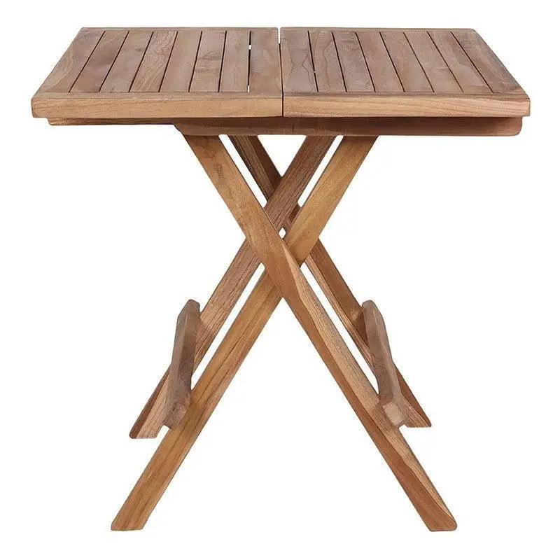 Bilbao Klapbord 50x50, Teak - UNOLIVING.COM