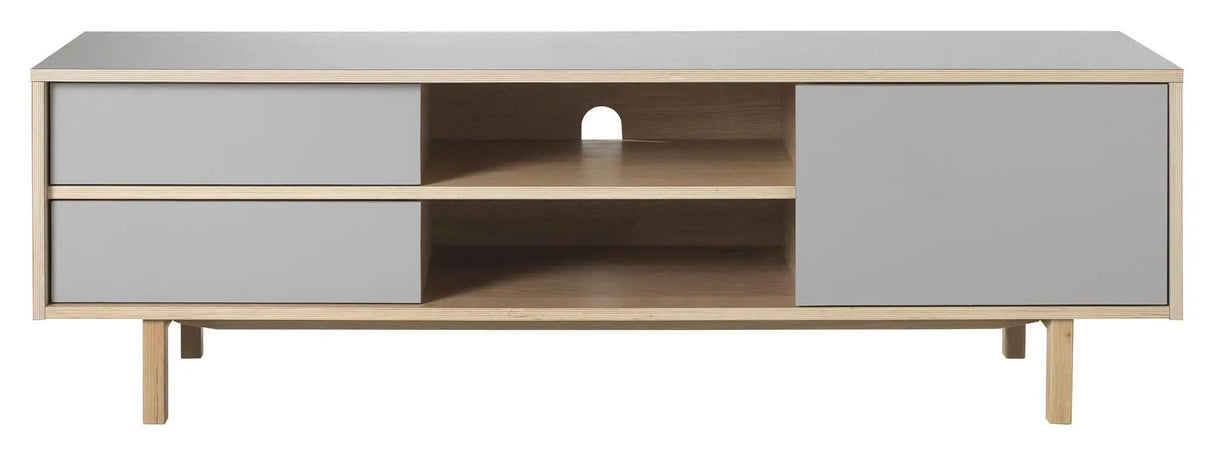 Bilbao Tvbord, Grå, B160 - UNOLIVING.COM