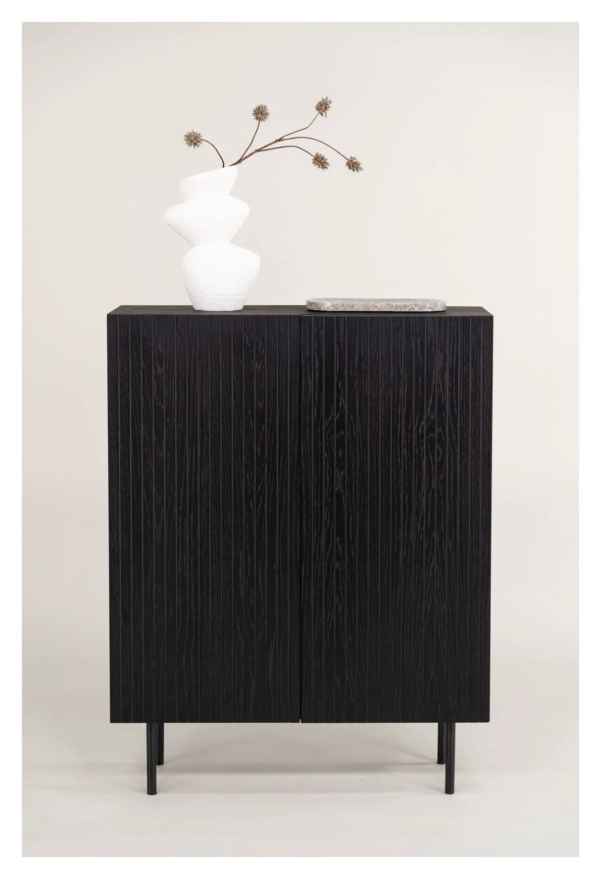 Björkön Skænk 80x32 - Sort eg - UNOLIVING.COM