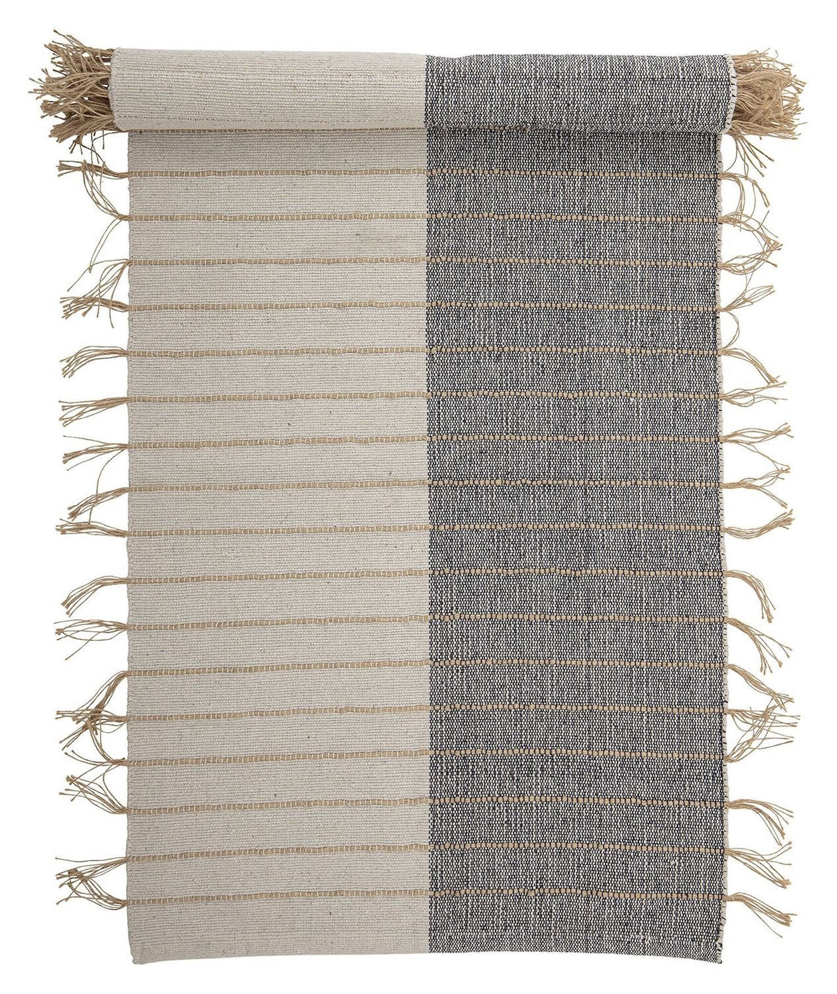 Bloomingville Aciano Tæppe Natur, Bomuld - UNOLIVING.COM