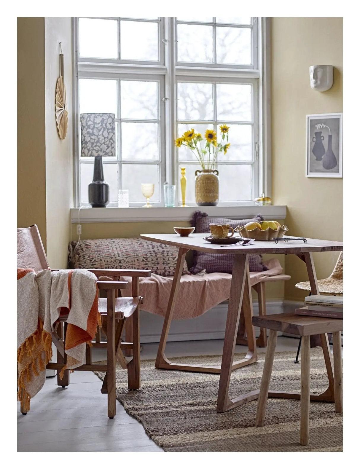 Bloomingville Felex Tæppe 260x180, Søgræs - UNOLIVING.COM