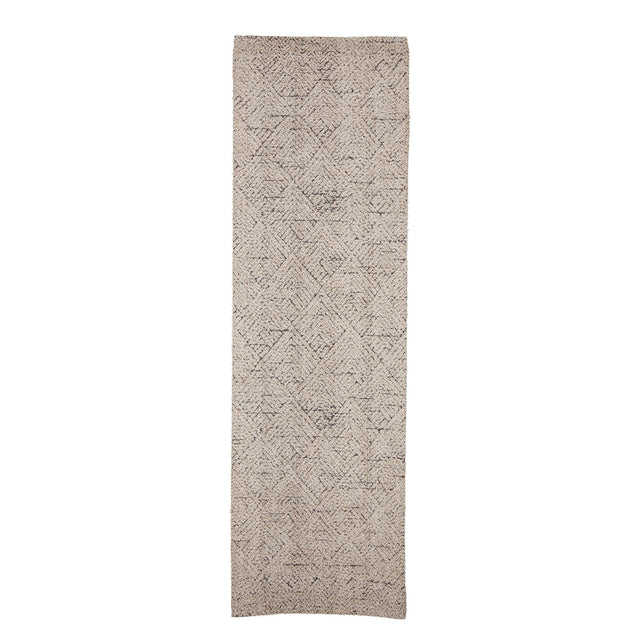 Bloomingville Saxo Tæppe Natur, Bomuld, 245x75 - UNOLIVING.COM