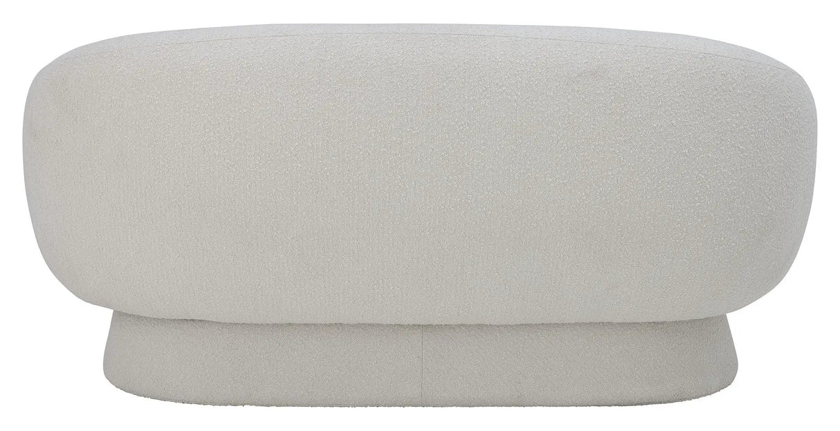 Bloomingville Ted 2 - pers. sofa, Hvid, Polyester - UNOLIVING.COM