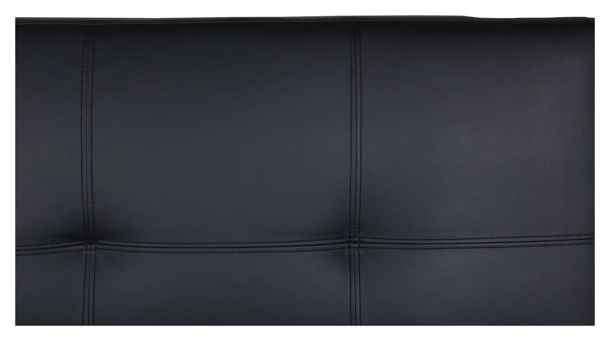 Bodil Sovesofa - Sort kunstlæder - UNOLIVING.COM