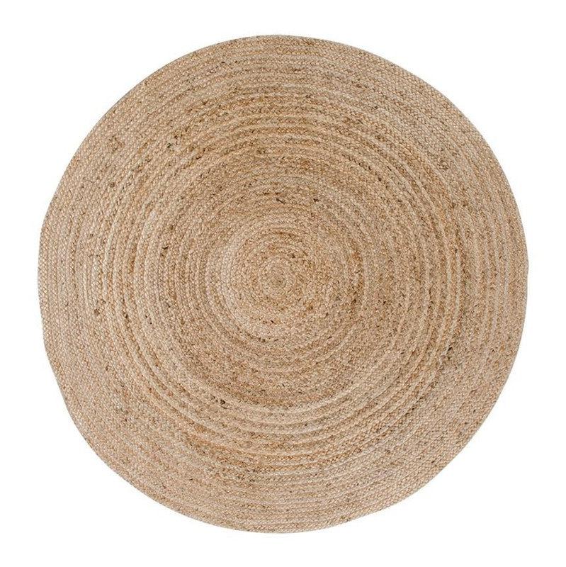 Bombay Tæppe i flettet Jute, Ø120 - UNOLIVING.COM