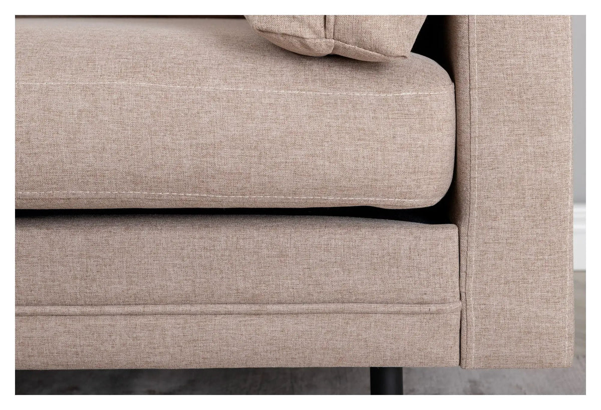 Boom 3-pers. Sofa, Beige Stof