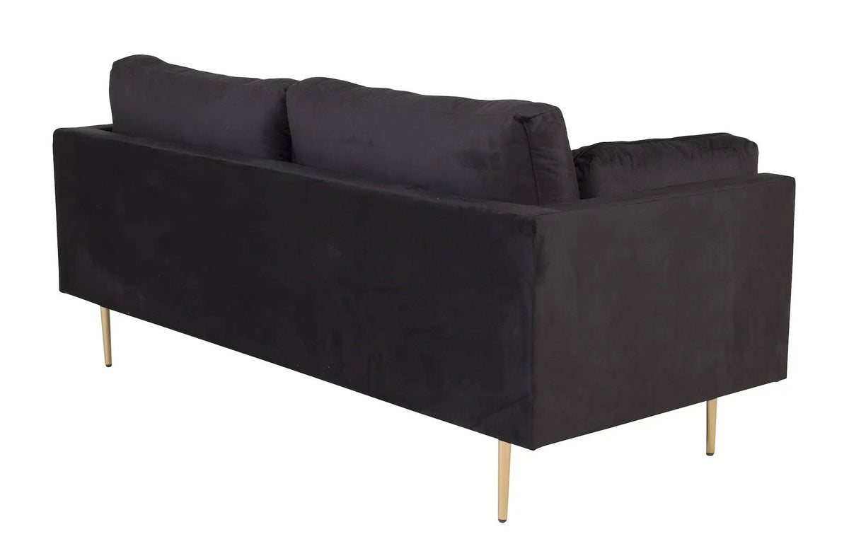 Boom 3-pers. sofa, Sort Velour