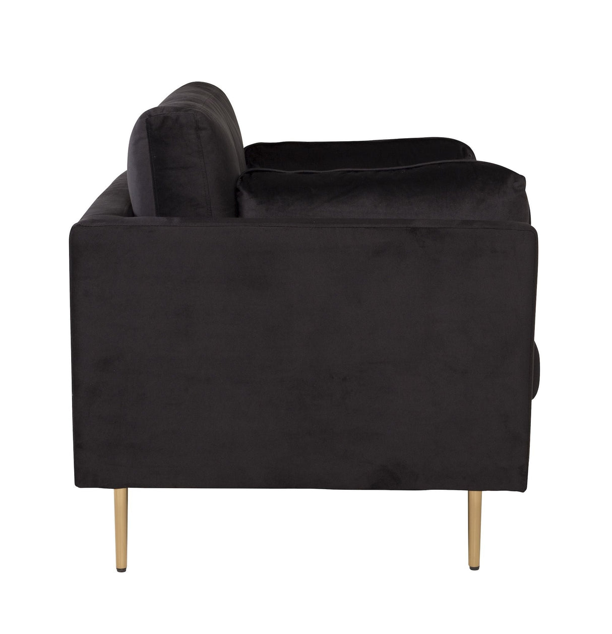 Boom Lænestol, Sort Velour