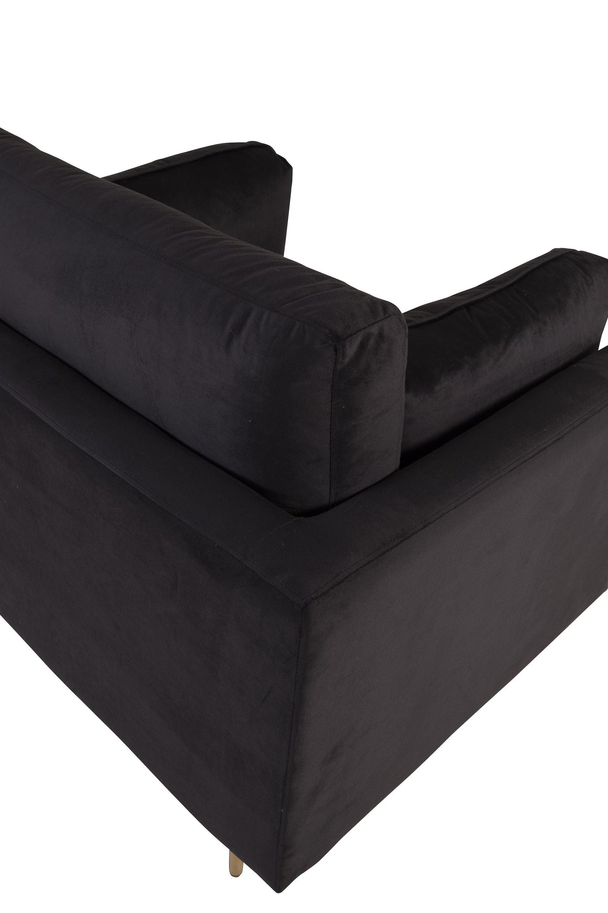 Boom Lænestol, Sort Velour