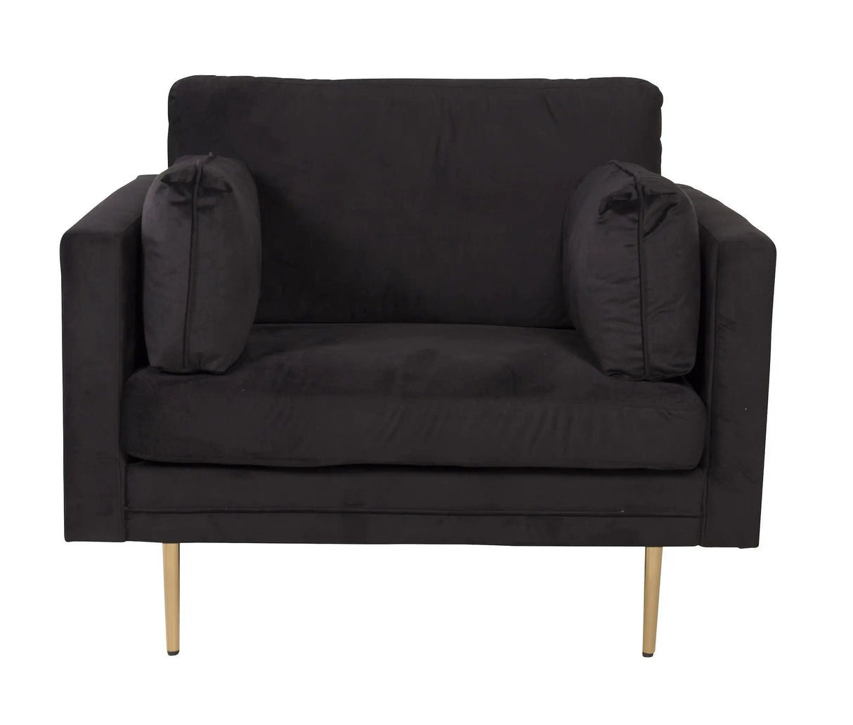 Boom Lænestol, Sort Velour