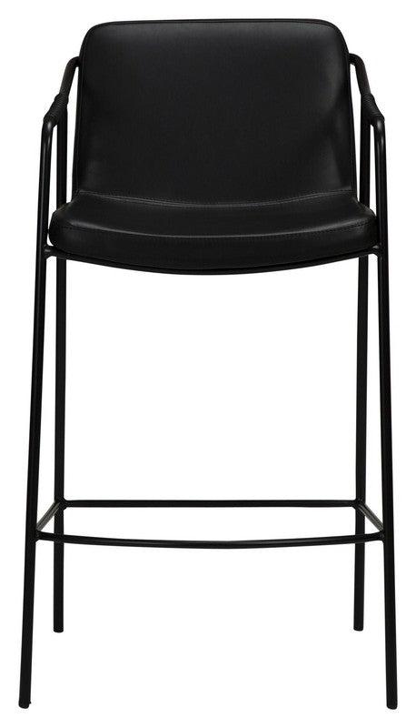 Boto barstol SH: 67cm, Vintage Sort Kunstlæder - UNOLIVING.COM