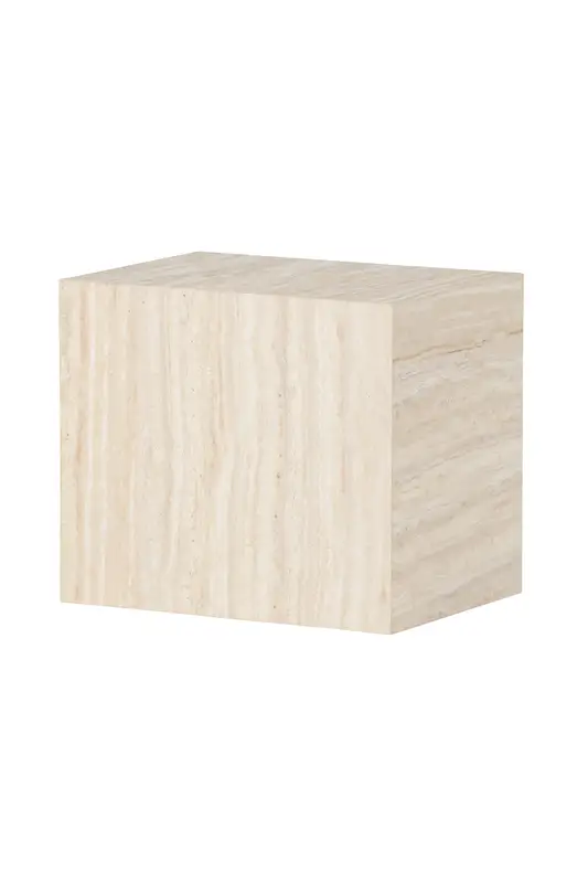 Bovento York Sidebord 30X35X25 Cm, Travertin Look