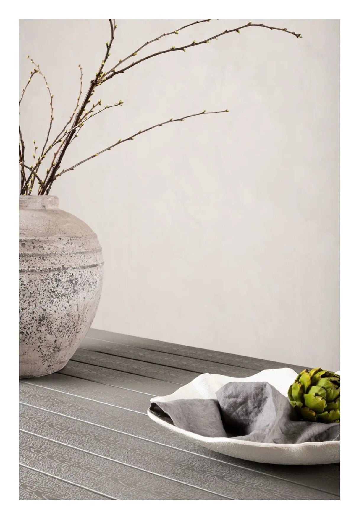 Break Havebord 205x90 - Grå/Hvid - UNOLIVING.COM