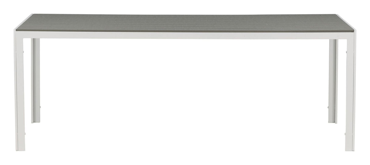 Break Havebord 205x90 - Grå/Hvid - UNOLIVING.COM
