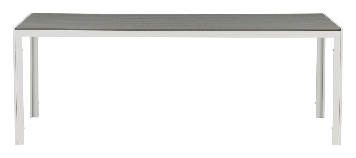 Break Havebord 205x90 - Grå/Hvid - UNOLIVING.COM