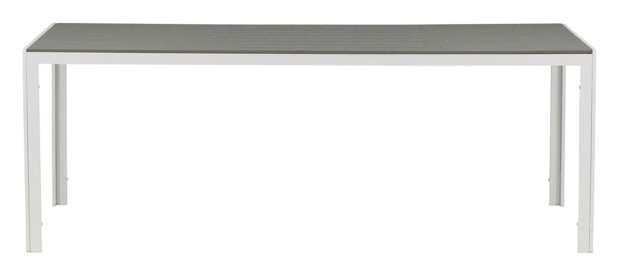 Break Havebord 205x90 - Grå/Hvid - UNOLIVING.COM