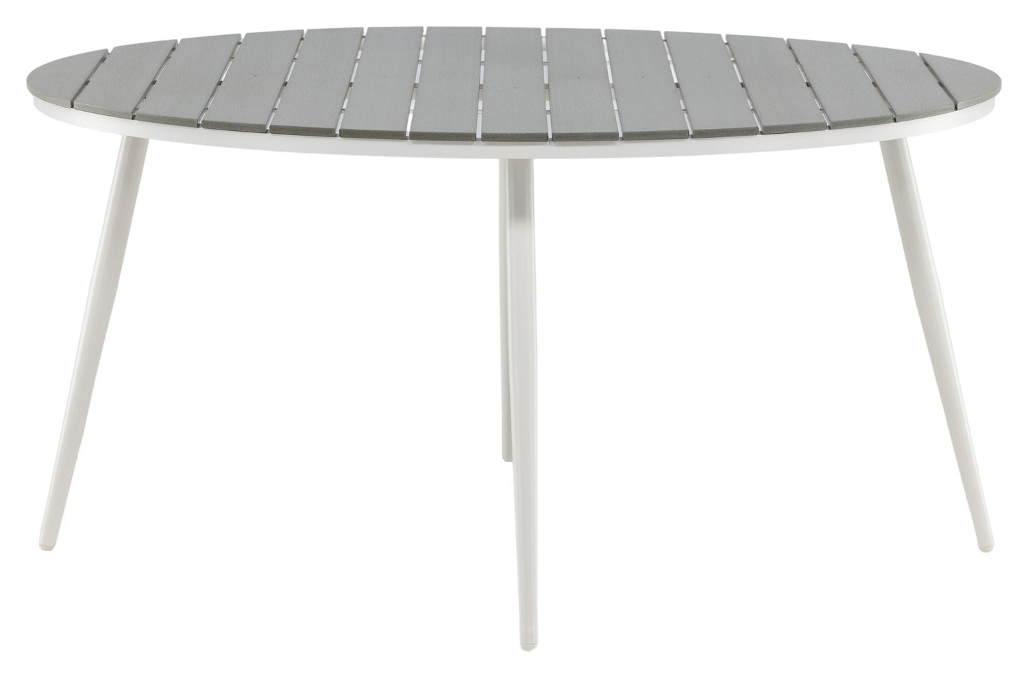 Break Havebord Ø150 - Grå/Hvid - UNOLIVING.COM