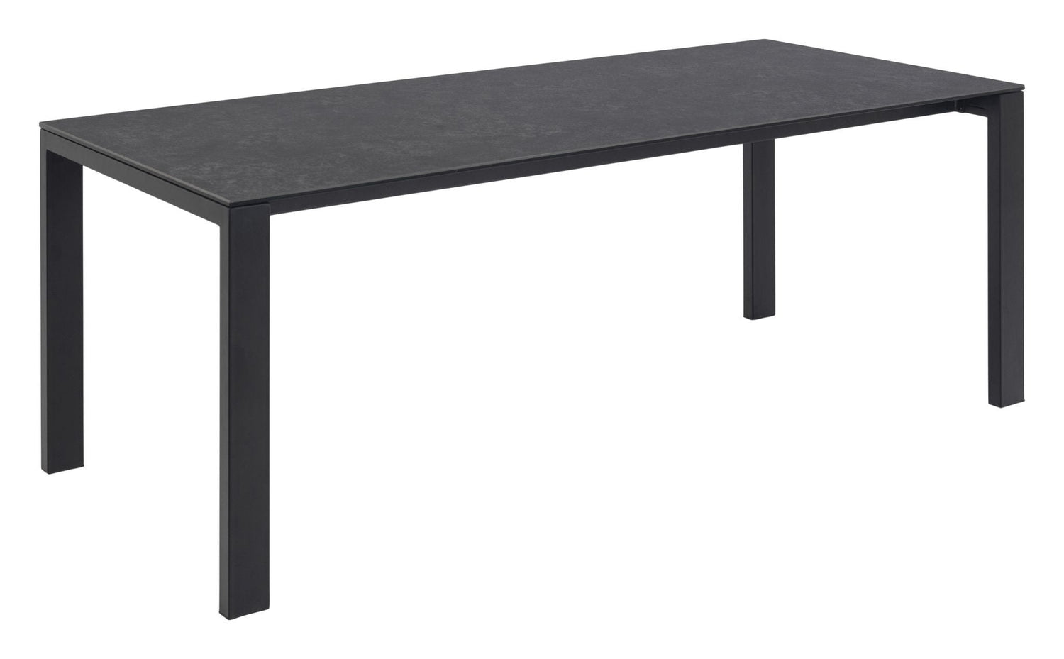 Brentford Spisebord, Sort Fairbanks ru keramik, 200x90 - UNOLIVING.COM