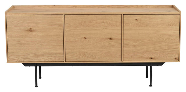 Brewerton Skænk - Eg/Sort - UNOLIVING.COM