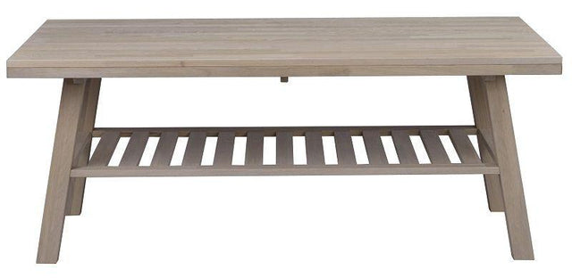 Brooklyn Sofabord, hvidvasket eg, 130x75cm