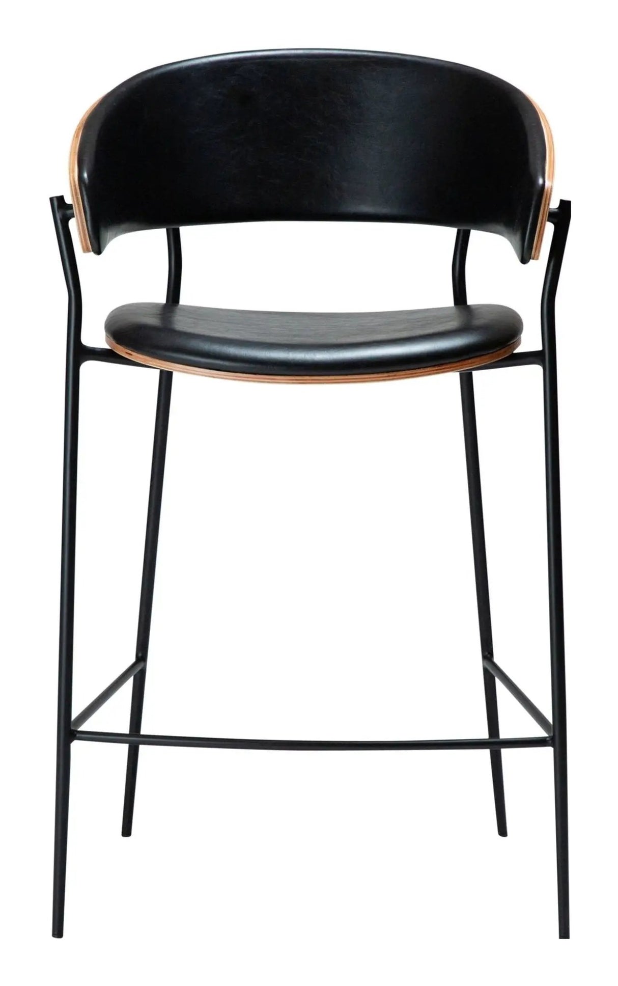 CRIB Barstol, mørk eg/sort - UNOLIVING.COM