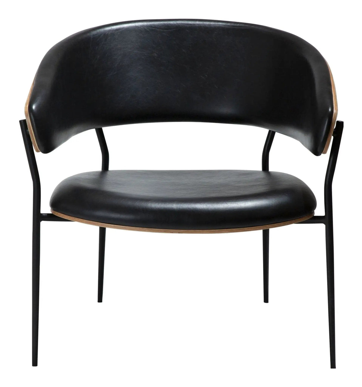 CRIB Loungestol, mørk eg/sort - UNOLIVING.COM