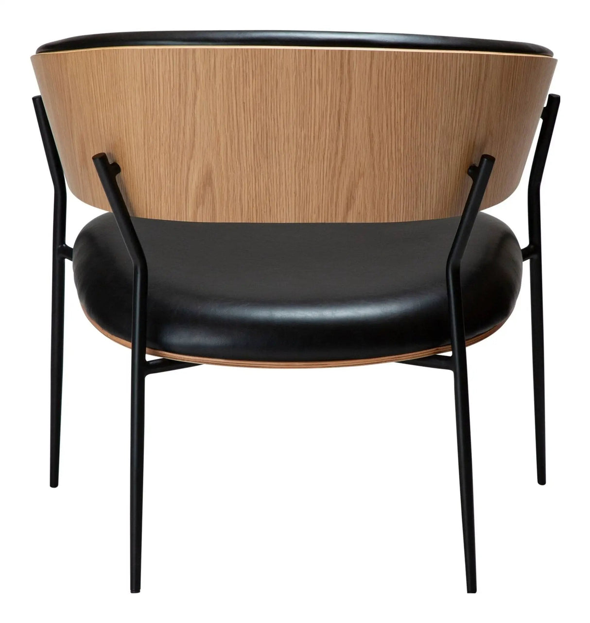 CRIB Loungestol, sort/eg - UNOLIVING.COM