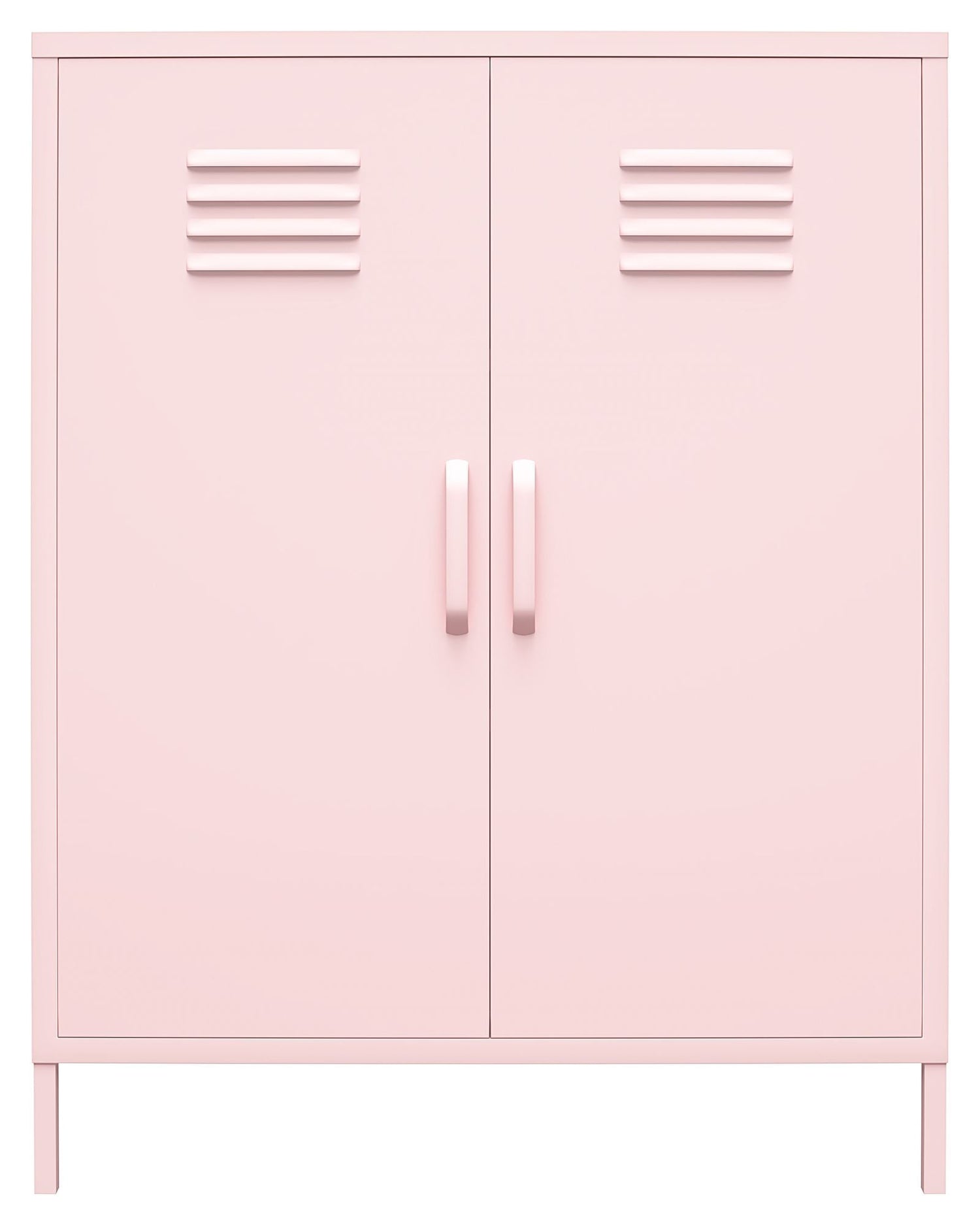 Cache 2 - dørs Opbevaringsskab, Bashful Pink, 102x80x40 - UNOLIVING.COM