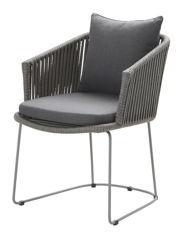 Cane - line Moments stol hyndesæt, Grey, Cane - line Natté - UNOLIVING.COM
