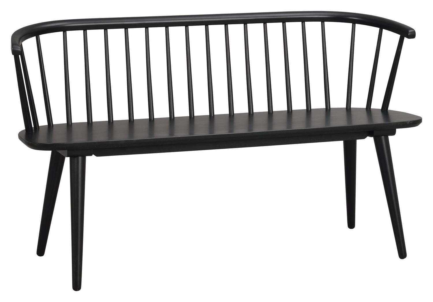 Carmen Sofabænk B134 cm, Sort - UNOLIVING.COM