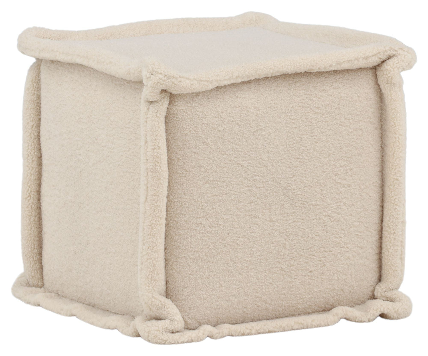 Castine Puf - Hvid - UNOLIVING.COM