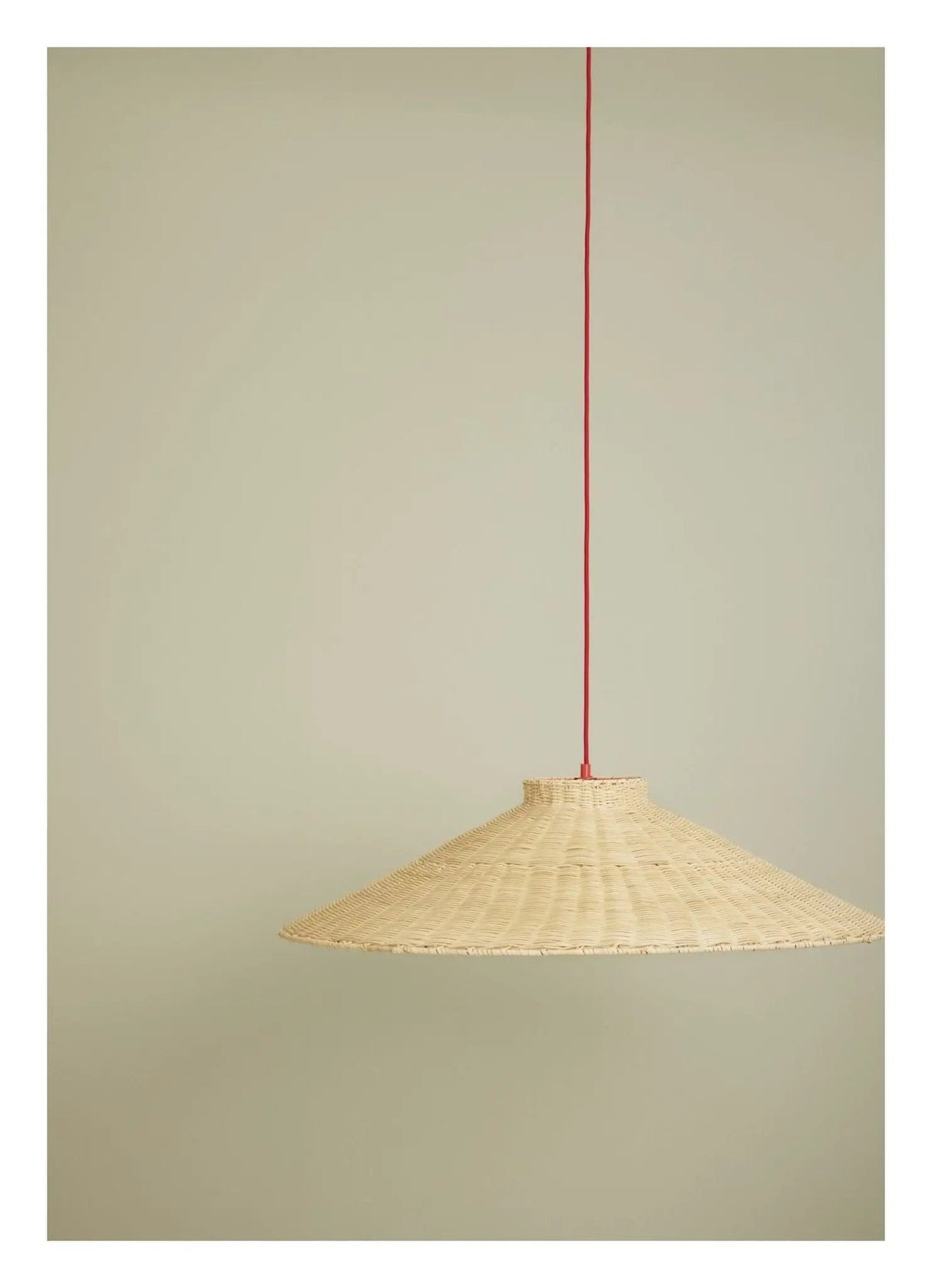 Chand Pendel, Rød/Natur - UNOLIVING.COM