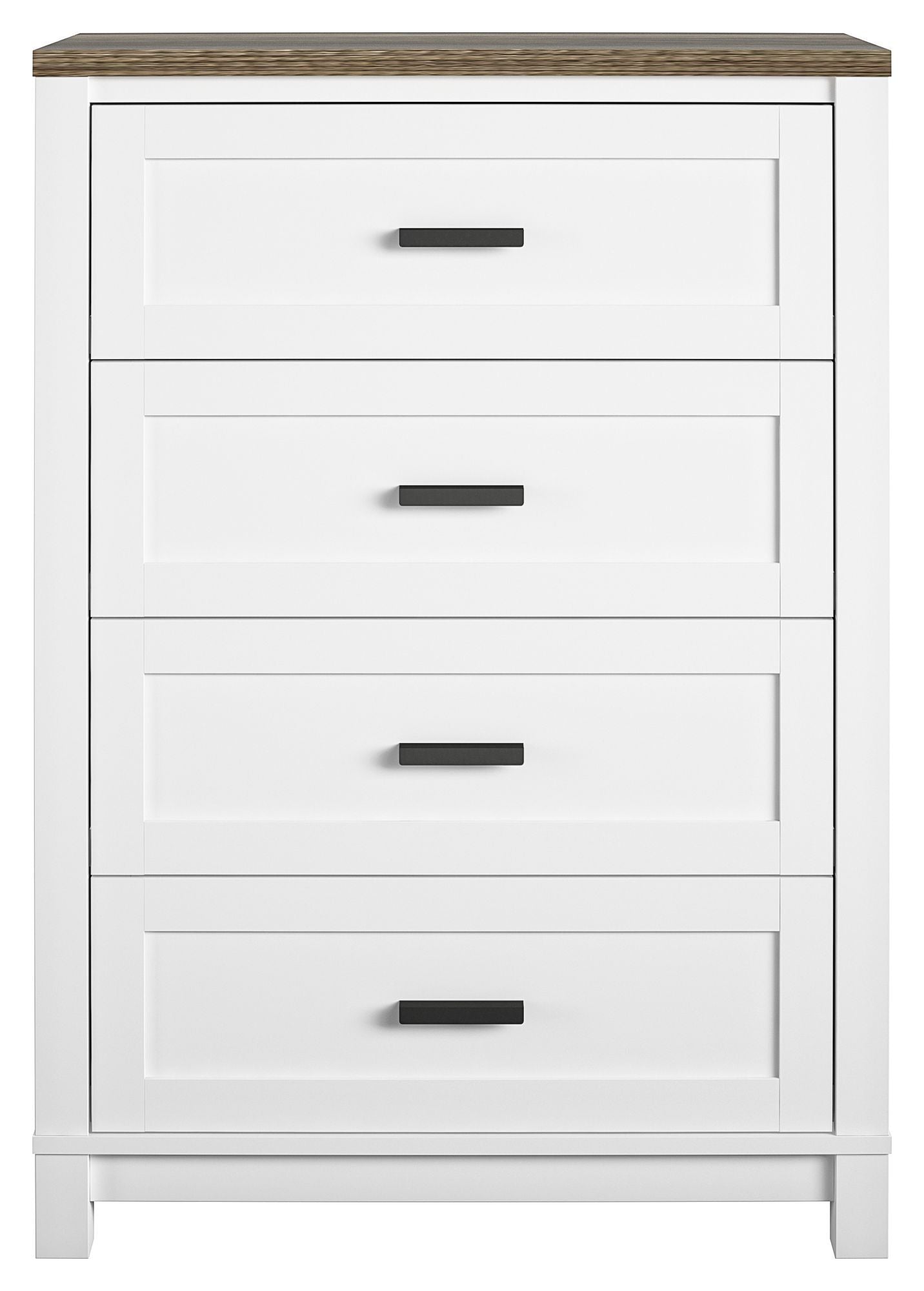Chapel Hill Kommode med 4 skuffer, Hvid - UNOLIVING.COM