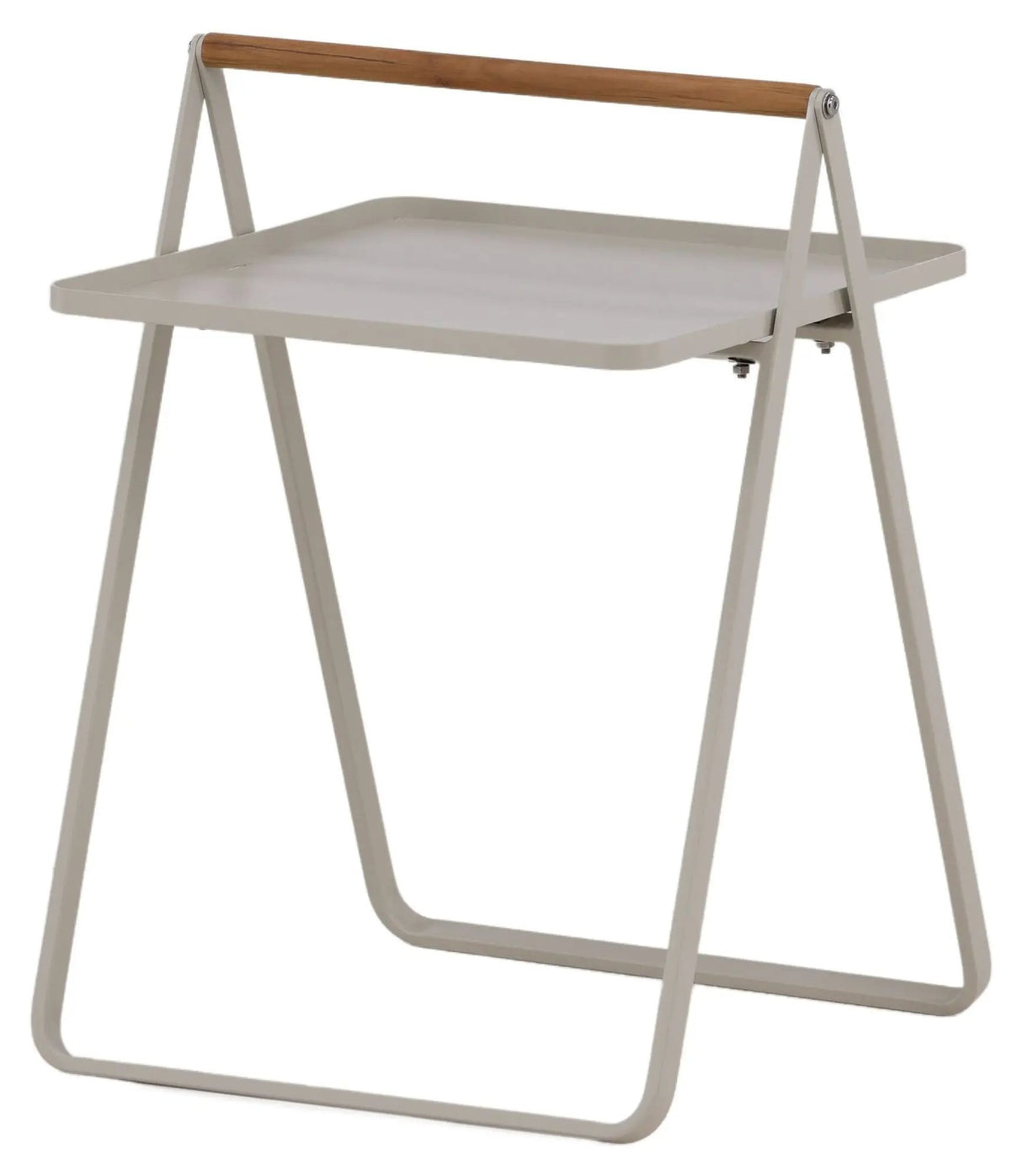 Clarin Sidebord, Beige stål, 40x45x50